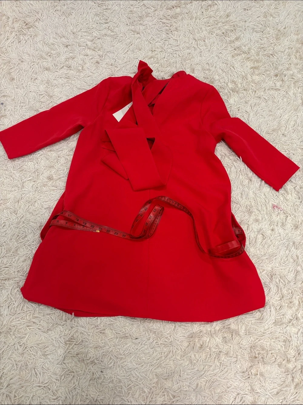 Tuckernuck Red Ruffle-Neck Mini Dress - Picture 11 of 11